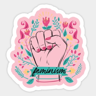 Feminism sorority girl boss Sticker